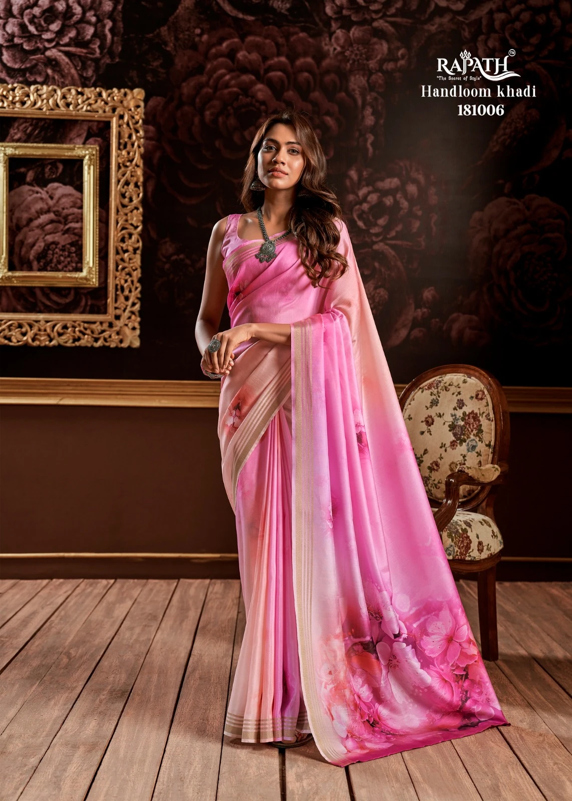 Rajpath Gangotri Pure Handloom Silk Wholesale Fancy Saree Catalog — Wholesale Sarees, MPA wholesale from Surat - Gallery Image 5